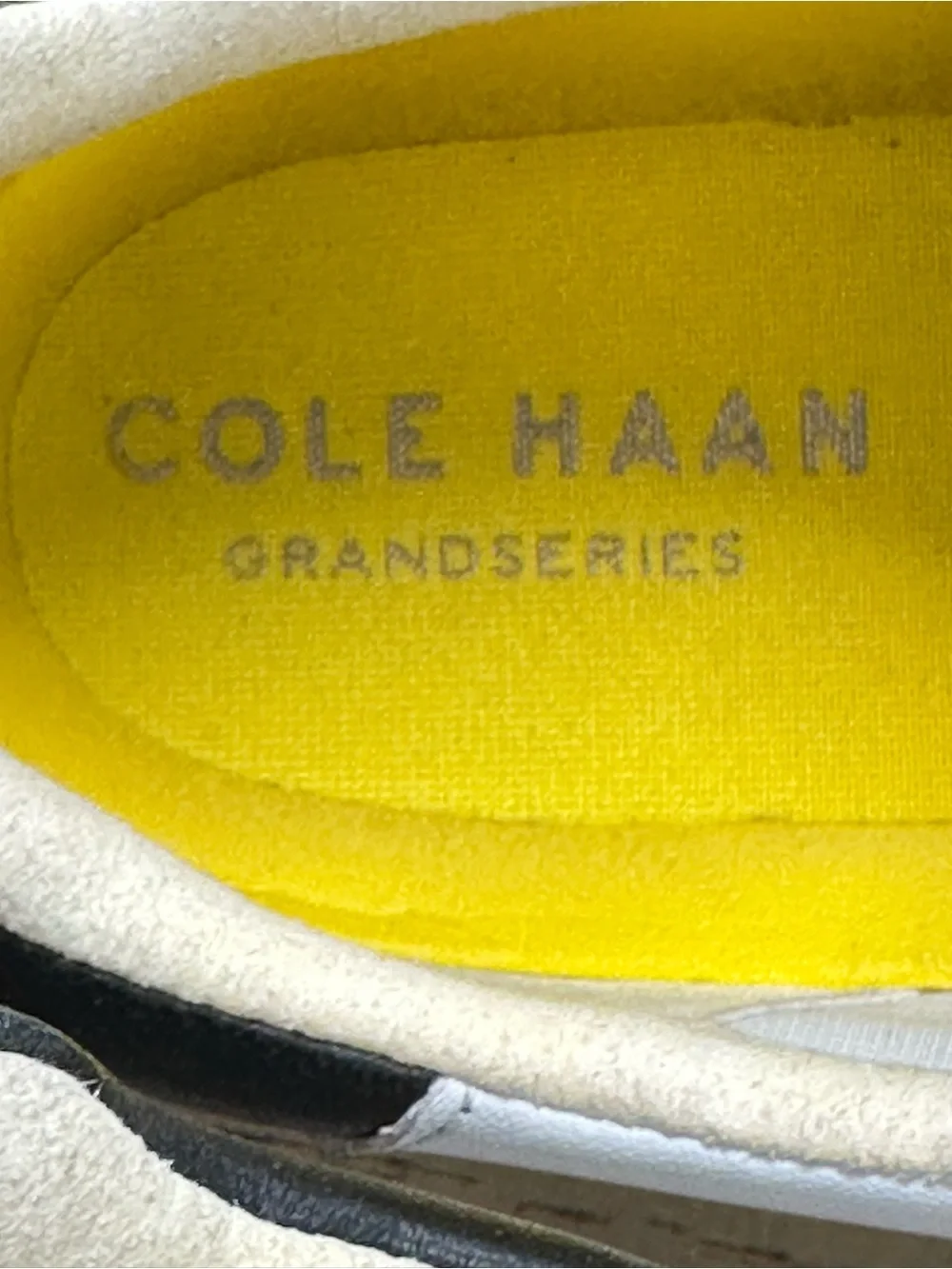 Cole Haan GrandSeries White Leather Sneakers Women’s Size 9B